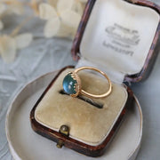 Bague en Labradorite et Malachite