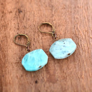 Boucles d'oreilles "Eloquence" en Amazonite