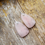 Boucles d'oreilles "Estsanatlehi" en Quartz rose