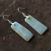 Boucles d'oreilles "Évidence" en Amazonite