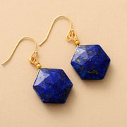 Boucles d'oreilles "Fides" en Lapis-lazuli