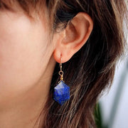 Boucles d'oreilles "Fides" en Lapis-lazuli