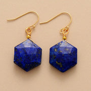 Boucles d'oreilles "Fides" en Lapis-lazuli