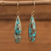 Boucles d'oreilles "Immunité" en Turquoise