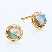 Boucles d'oreilles "Protection" en Labradorite