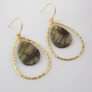 Boucles d'oreilles "Sensation" en Labradorite