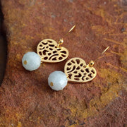 Boucles d'oreilles "Tendresse" en Aigue-Marine