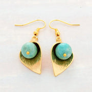 Boucles d'oreilles "Tranquillité" en Amazonite