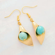 Boucles d'oreilles "Tranquillité" en Amazonite