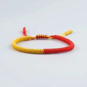 Bracelet Tibétain Jaune et Rouge