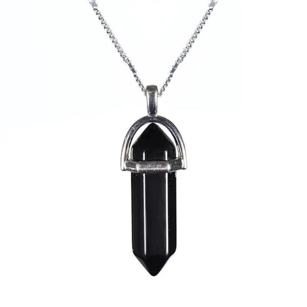 Collier Amulette en Onyx