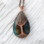 Collier Arbre de Vie en Labradorite