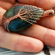 Collier Arbre de Vie en Labradorite