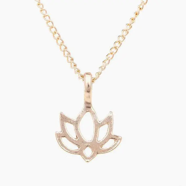 Collier Fleur de Lotus tibétaine