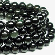 Collier Mâlâ en Obsidienne Oeil Céleste - Paix