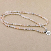 Collier Mâlâ en Quartz Rose - Prospérité