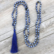 Collier Mâlâ en Sodalite - Sommeil Paisible