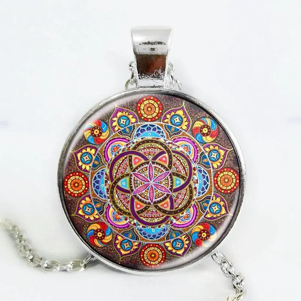 Collier Mandala Zen - 3 coloris