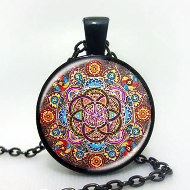 Collier Mandala Zen - 3 coloris