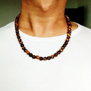 Collier Protecteur en Oeil de Tigre