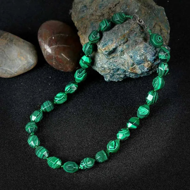 Collier en Malachite