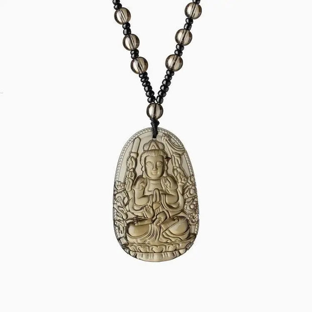 Collier en Obsidienne Eveil du Buddha - 2 coloris