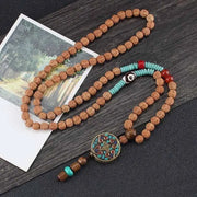 Mâlâ Tibétain de Prière en Rudraksha Sacré