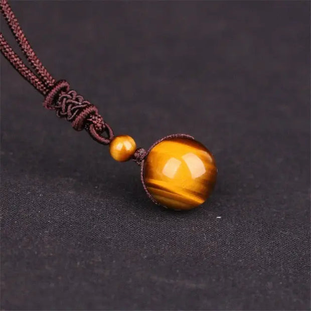 Pendentif en Oeil de Tigre